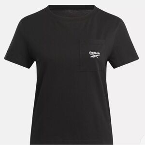 Reebok Identity Small Logo Tee Black #100031101 Short Sleeve Crew Neck Sz XL